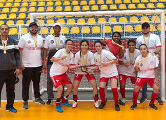 Equipe de futsal feminino é bicampeã dos jogos da Juventude