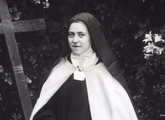 Missa celebra visita de padre Thierry, um dos únicos parentes de sangue ainda vivo de Santa Terezinha