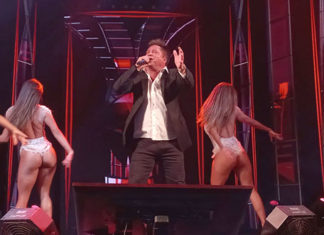 Evento privê no Morro dos Anjos trouxe show com Leonardo