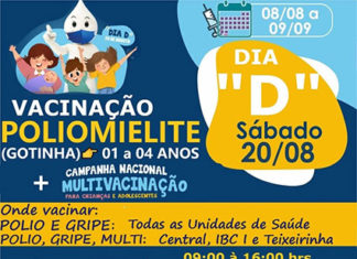 Bandeirantes realiza ‘Dia D’ de vacinação nesse sábado