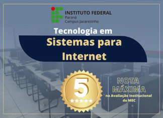 Curso Superior de Tecnologia em Sistemas para Internet recebe conceito máximo na avaliação do MEC