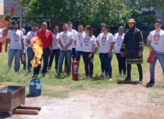 Unimed Norte Pioneiro-PR realiza capacitação da brigada de incêndio na sede da cooperativa