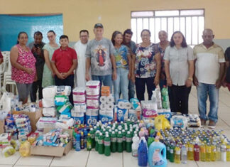 Comunidade de Santa Amélia arrecada produtos e faz doação ao HC