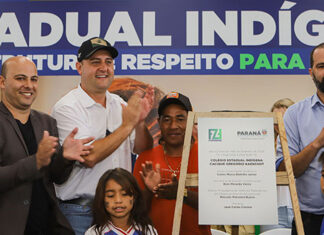 Governador inaugura obra de ampliação do maior colégio indígena do Paraná