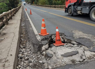 DNIT confirma elaboração de projeto para reabilitação da ponte do rio Ubá
