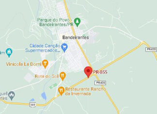 Romanelli solicita urgência na recuperação da PR-855, em Bandeirantes