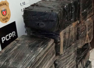 Polícia Militar e PRF prendem 4 pessoas com 308 quilos de drogas em Cornélio Procópio