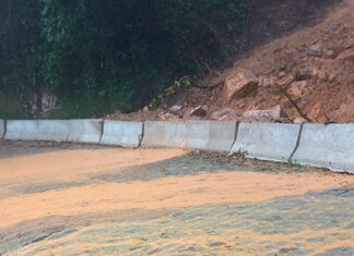 Estrada da Graciosa é fechada temporariamente devido ao excesso de chuvas