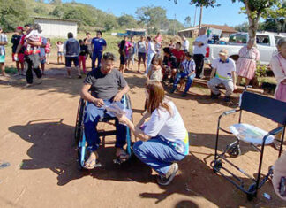 Projeto Expedição Aldeias-PR entrega cadeiras de banho e de rodas para indígenas