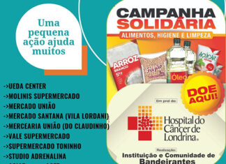 Alguns pontos de coleta da Campanha Solidária em prol do Hospital do Câncer