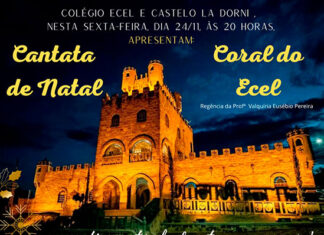 Colégio ECEL e Castelo Ladorni realizam nesta sexta-feira, dia 24, a Cantata de Natal