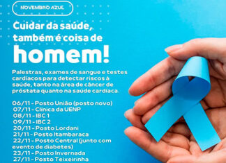 Tem início em Bandeirantes a campanha ‘Novembro Azul’