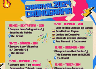 Confira programação do Carnaval de Jacarezinho