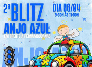 Anjo Azul faz campanha de conscientização sobre autismo sábado, dia 06