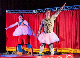 Estudantes de Andirá estão gargalhando com espetáculo de palhaços ‘Qual a Graça de Laurinda?