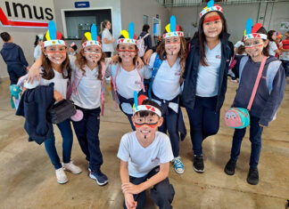 Alunos aprendem com diversão sobre Dia dos Povos Indígenas