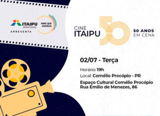 Projeto ‘Cine Itaipu’ chega a Cornélio Procópio nesta terça-feira, 3