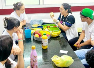 Na prática laboratorial para aprendizagem de aula sobre botânica