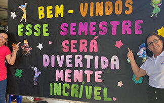 Colégio retorna às aulas com tema ‘Esse semestre será divertidamente incrível’