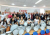 CEEP Bandeirantes conquista equipamentos de fanfarra