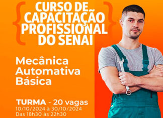 Cambaraenses podem fazer inscrições para cursos profissionalizantes gratuitos do SENAI SENAI