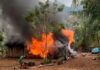 Incêndio destrói casa de trabalhador rural