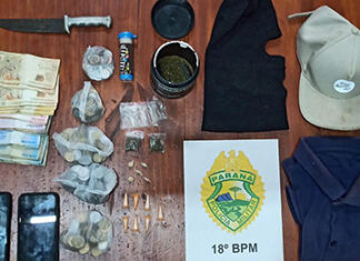 Após crime de feminicídio, PM prende suspeito e desmonta rede de tráfico de drogas