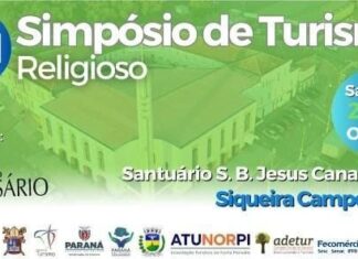 Siqueira Campos sediará o 8º Simpósio de Turismo Religioso