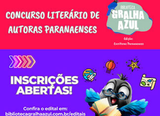 Inscrições abertas para o Concurso Literário de Autoras Paranaenses