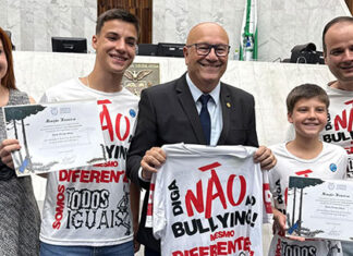 Família procopense é homenageada pelo projeto ‘Diga não ao bullying’