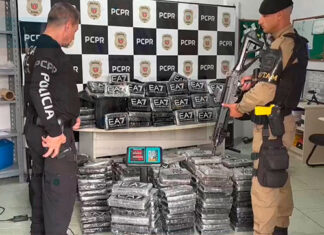 Cerca de 681 quilos de cocaína são apreendidos pela PCPR e PMPR