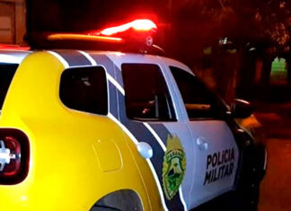 Família é mantida sob ameaça e PM é atacada durante roubo em Nova Fátima PMPR
