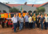 Deputado entrega máquina plantadeira e vistoria obras do Colégio Agrícola de Santa Mariana