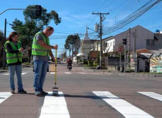 Avaliação técnica verifica sinalização viária em sete municípios do Norte Pioneiro