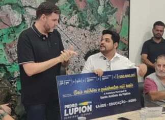 Comunidade platinense é beneficiada com emendas do deputado Pedro Lupion