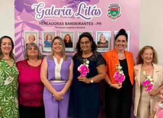 Câmara de Vereadores de Bandeirantes inaugura ‘Galeria Lilás’