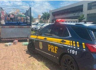 PRF apreende cerca de 5,5 toneladas de maconha na região