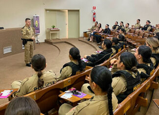 BPM de Cornélio Procópio promove evento pelo Dia da Policial Feminina com palestra sobre combate à violência doméstica