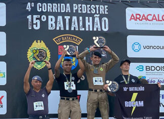 Policiais Militares do 18º BPM se destacam em Corrida Solidária