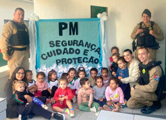 Polícia Militar, de Bandeirantes e Andirá, lança projeto de visitas lúdicas a CMEIs