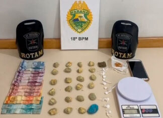 Tio e sobrinha são presos por tráfico