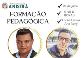 Formação Pedagógica movimenta professores da Rede Municipal de Andirá com foco em metodologias inovadoras e afetivas