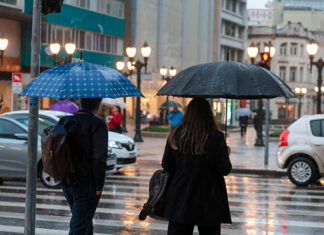 Nova frente fria trará chuva e queda das temperaturas a partir de quarta-feira