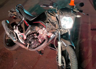 Motociclista fica gravemente ferido em colisão com carro em Bandeirantes