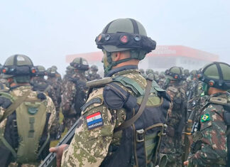 Exércitos do Brasil e do Paraguai encerram treinamento nesta sexta-feira no Paraná