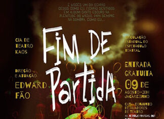 Sábado tem espetáculo adulto e gratuito em Jacarezinho com ‘Fim de Partida’