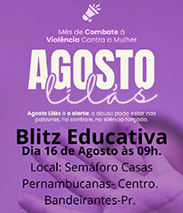 Procuradoria Municipal da Mulher promove 1ª Blitz Educativa alusiva ao Agosto Lilás