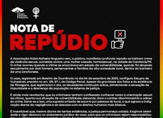 ONG repudia violência sexual e denuncia homofobia contra mulher homossexual em Cambará