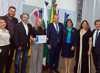 Visita, posse e homenagem!