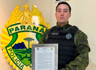 Tenente Gabriel Sakai Marques é homenageado em despedida do 18º BPM